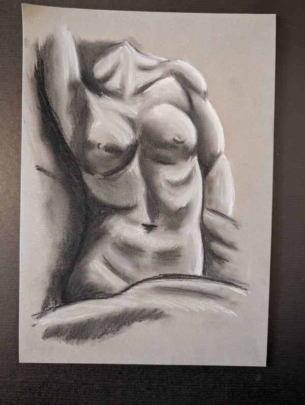 "Aktzeichnung Frau"