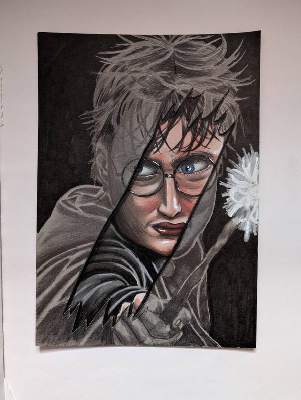 "Harry Potter mit Riss"