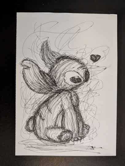 "Stitch scribble"