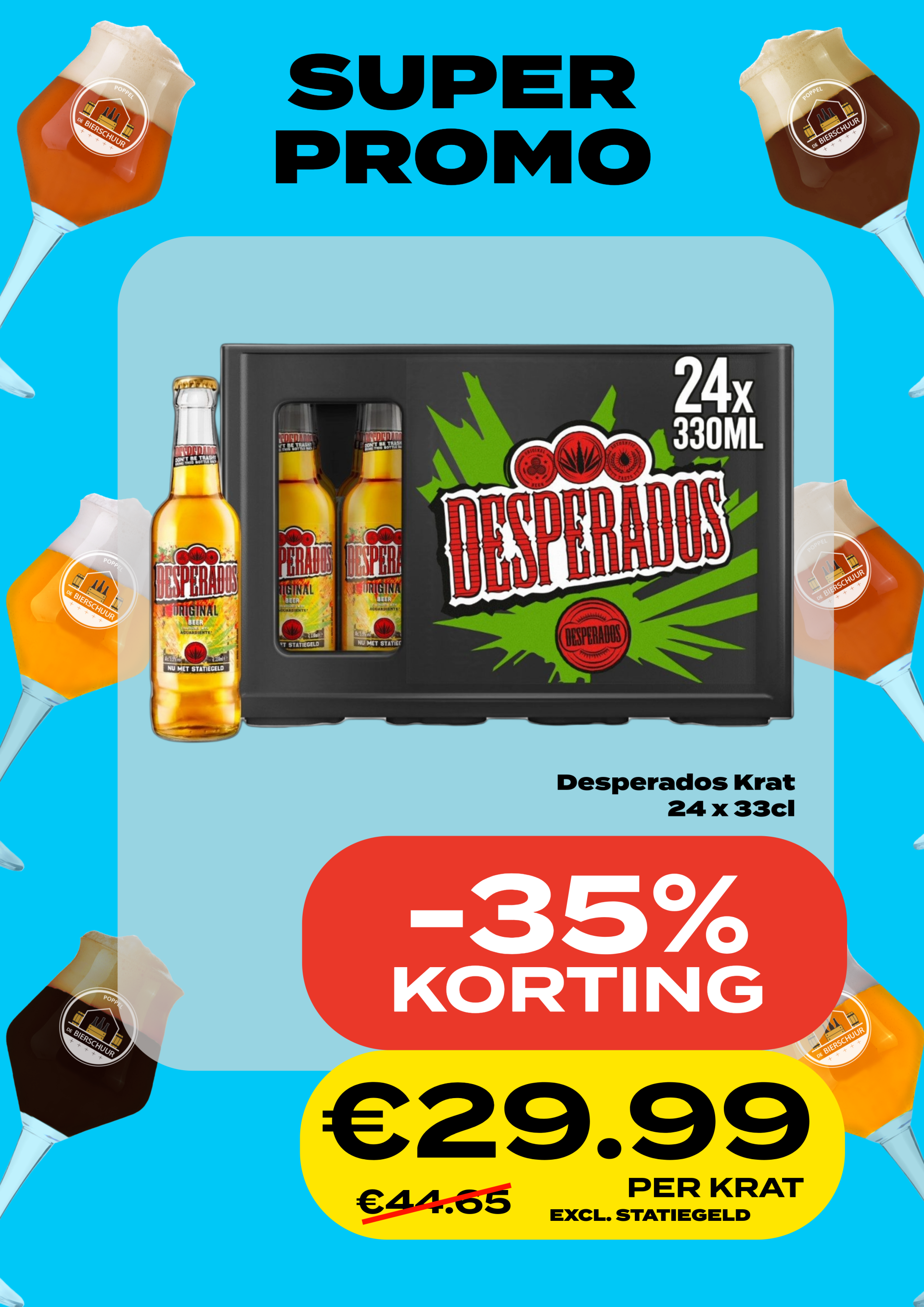 Desperados Krat 24x33cl