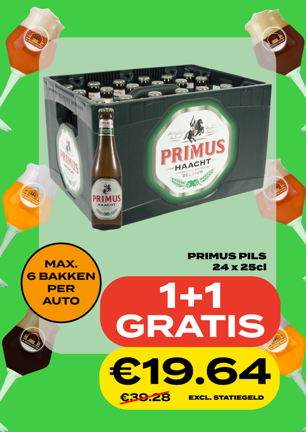 Primus Pils 1+1 Gratis 24x25cl