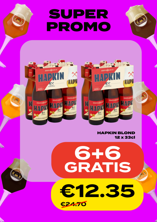 Hapkin 6+6 GRATIS 12x33cl