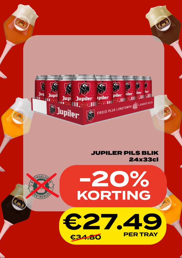 Jupiler Blik Tray 24x33cl