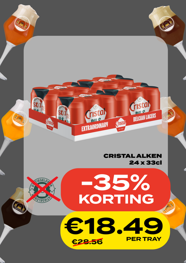 Cristal Alken Pils Blik 24x33cl