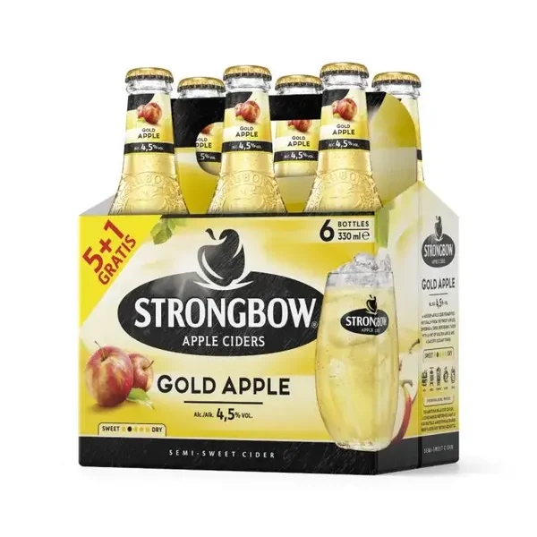 Strongbow Apple 5+1 GRATIS 6/33cl