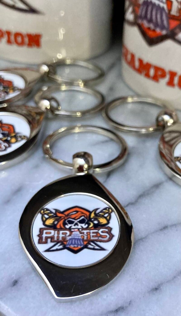 personalised metal keyrings