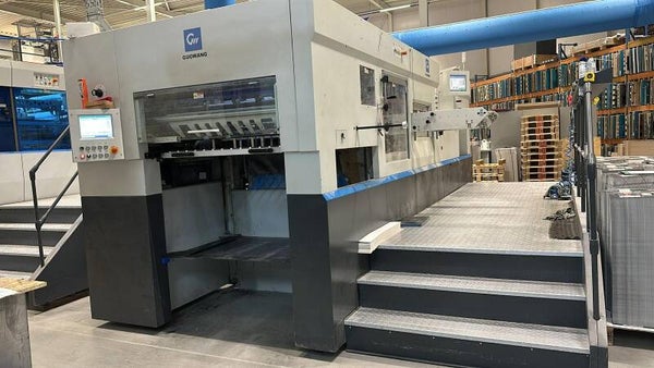 Guowang C106Q diecut machine with stripping year 2018