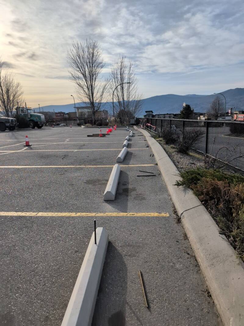 Parking-area site view