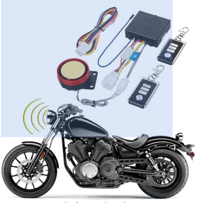 Sistema de alarma de seguridad antirrobo para motocicleta de DC12V, control remoto para arranque del motor, antisecuestro, corte remoto, arranque del motor, activación, desactivación