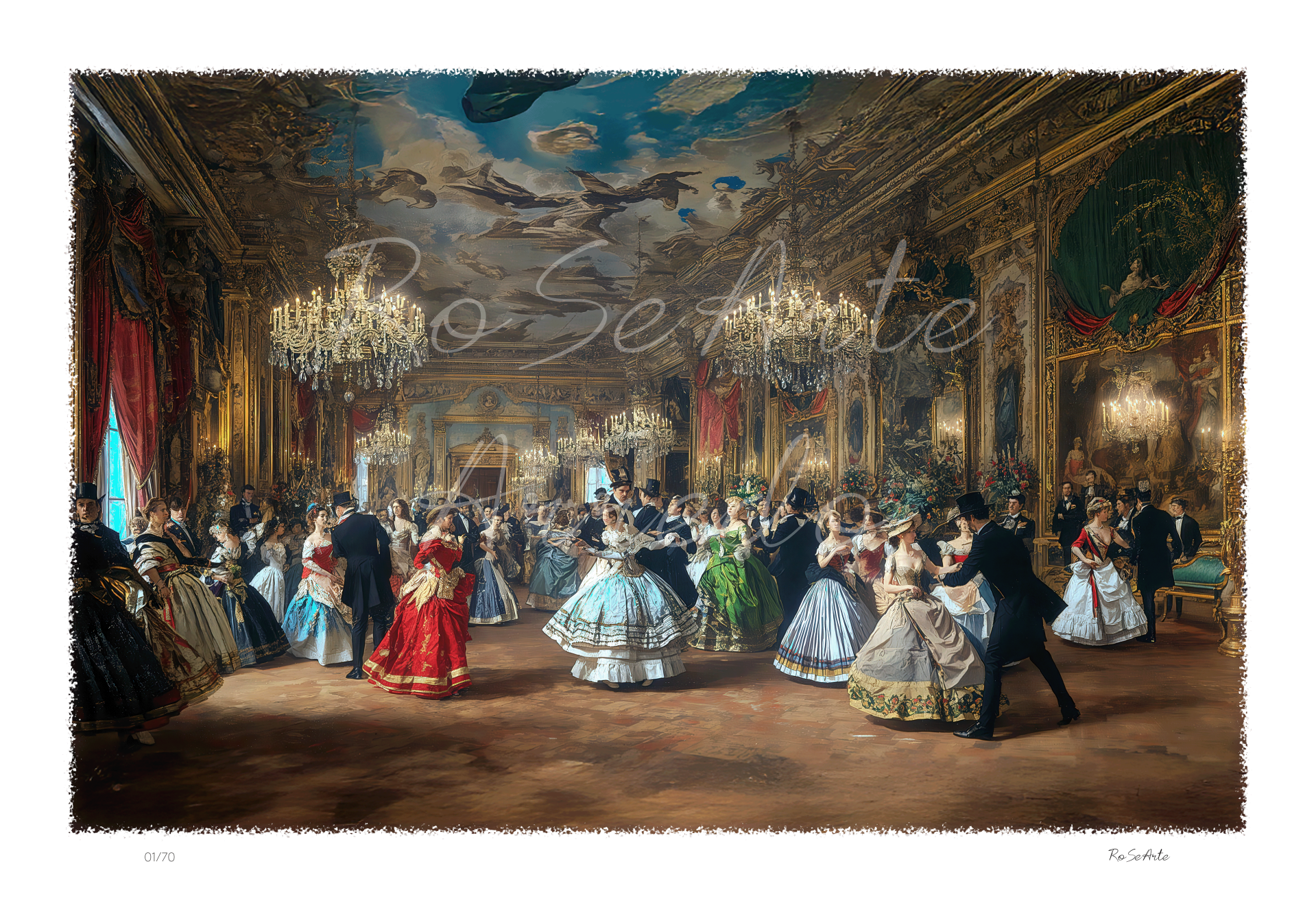 Il Ballo dell'anima" 77X50 cm.