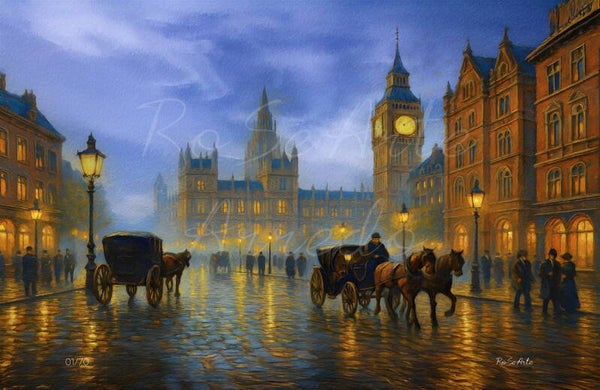 "Londra Vittoriana" 77X50 cm.