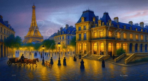 "Paris Belle Époque" 120X66 cm.