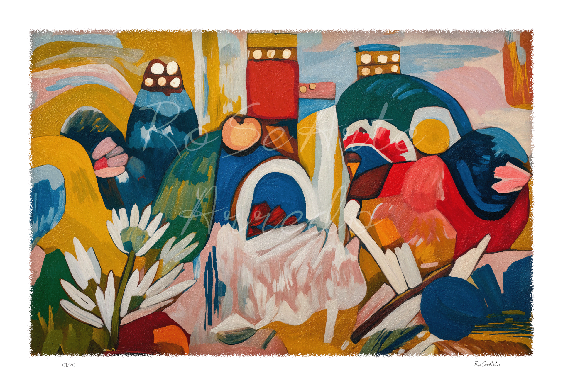 "Sinfonia Mediterranea"77X50 Cm.