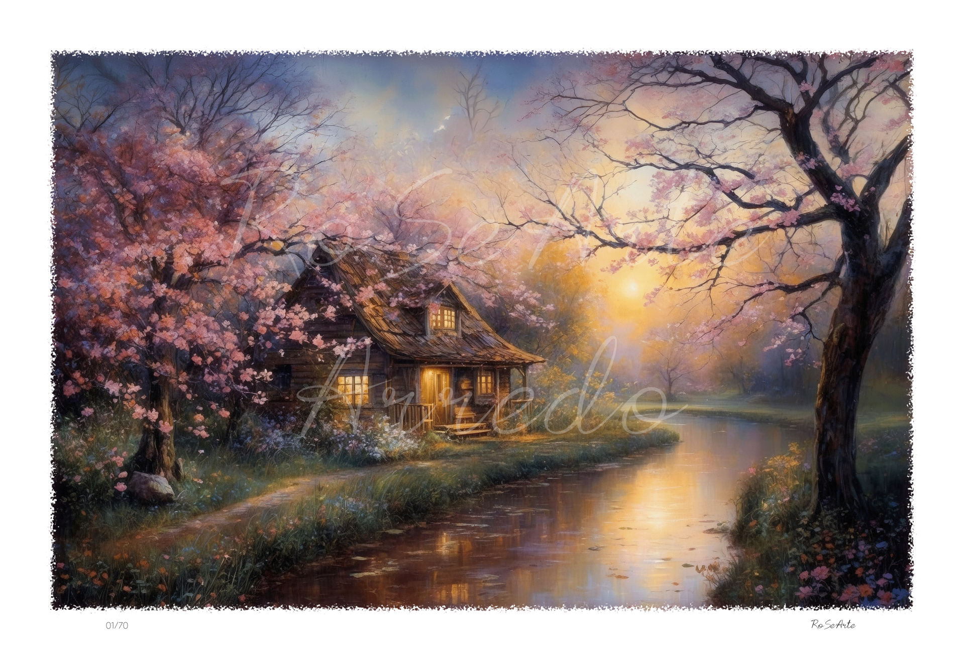 “Sogno di Primavera”77X50 cm.