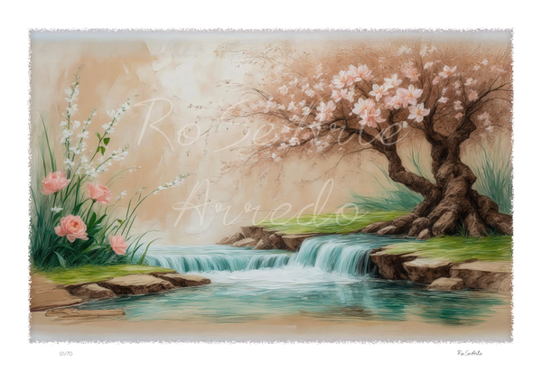 "Sorgente di Primavera" 77X50 cm.