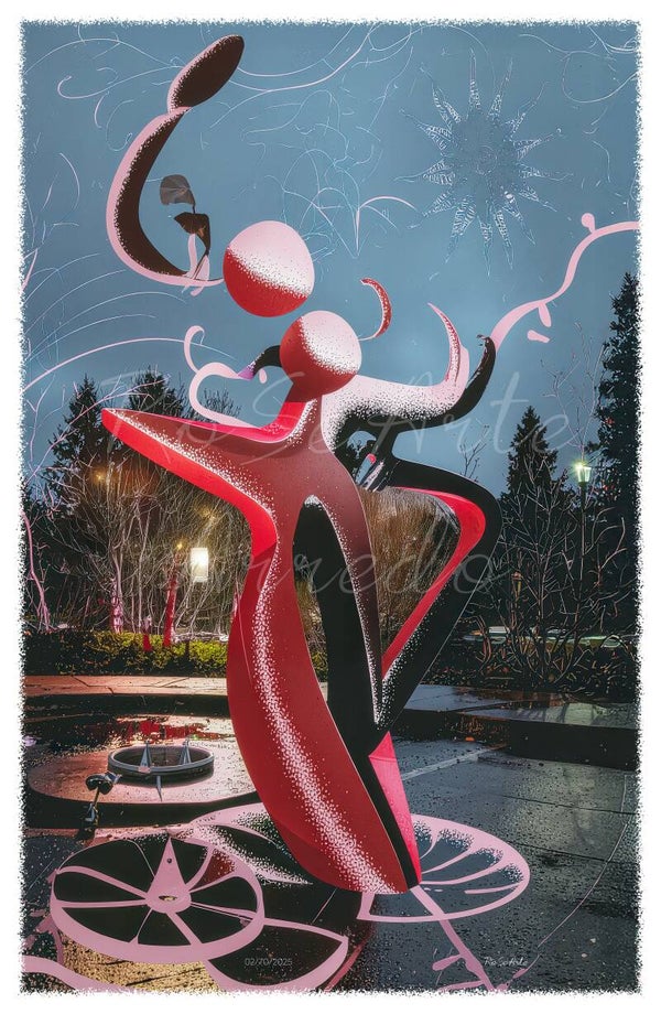 “Danza Cosmica” 60X92 cm