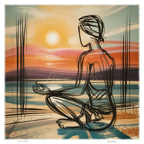 “Respiro del Sole” 80X80 cm.