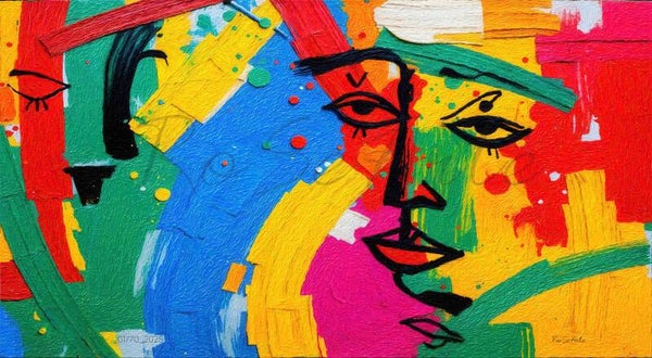 "Esplosione di Sguardi" 120X66