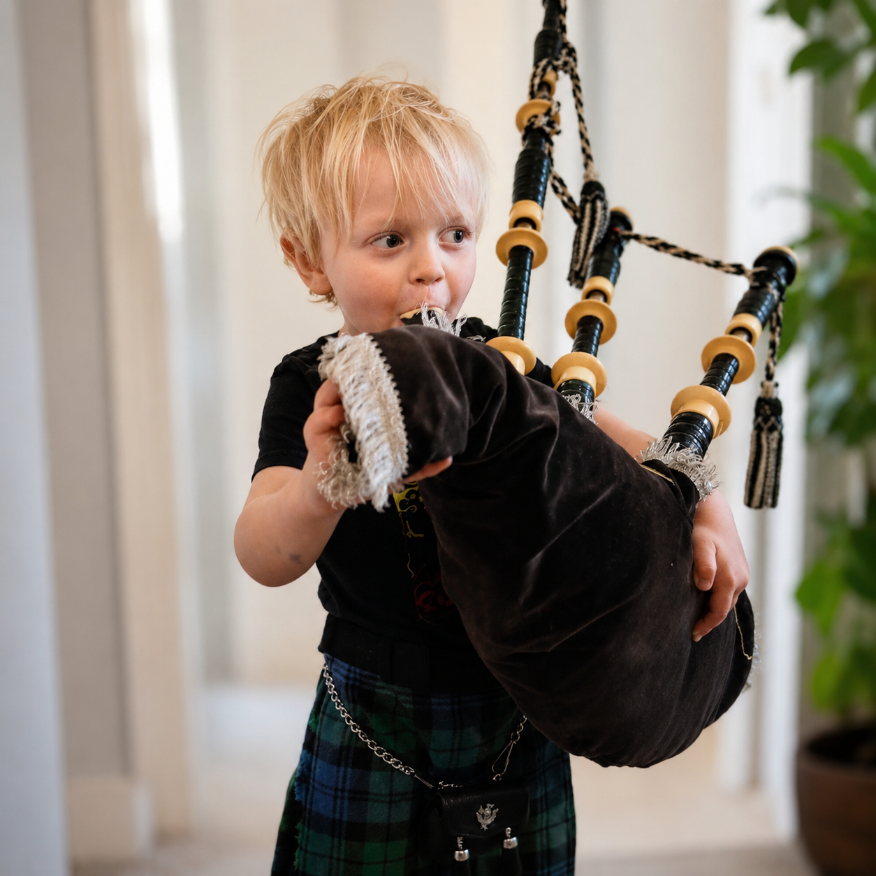 3 Year old playing 