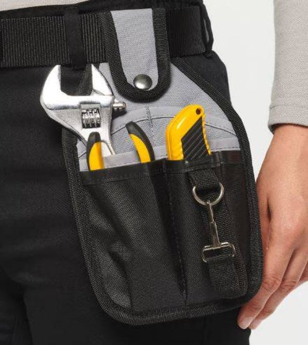 Afneembaar riemtasje voor gereedschap