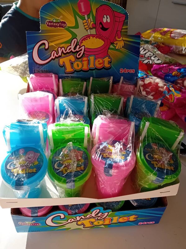 Candy toilet