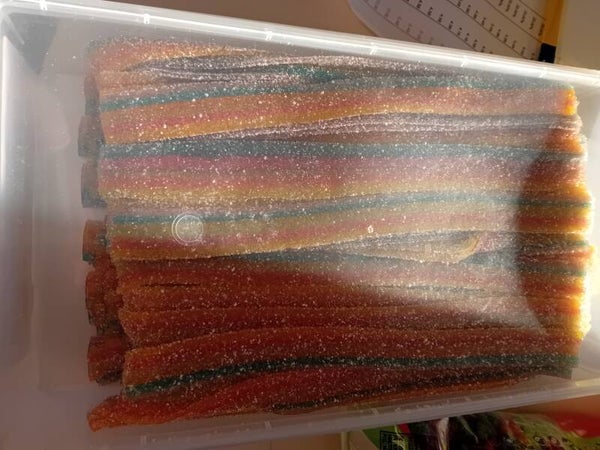 Ceinture multicolore lot de 10