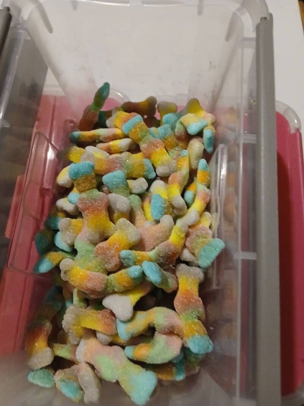 Ours multicolore acide halal 100g