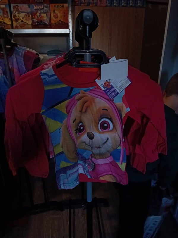 T-shirt manche longue pat patrouille violet 2ans