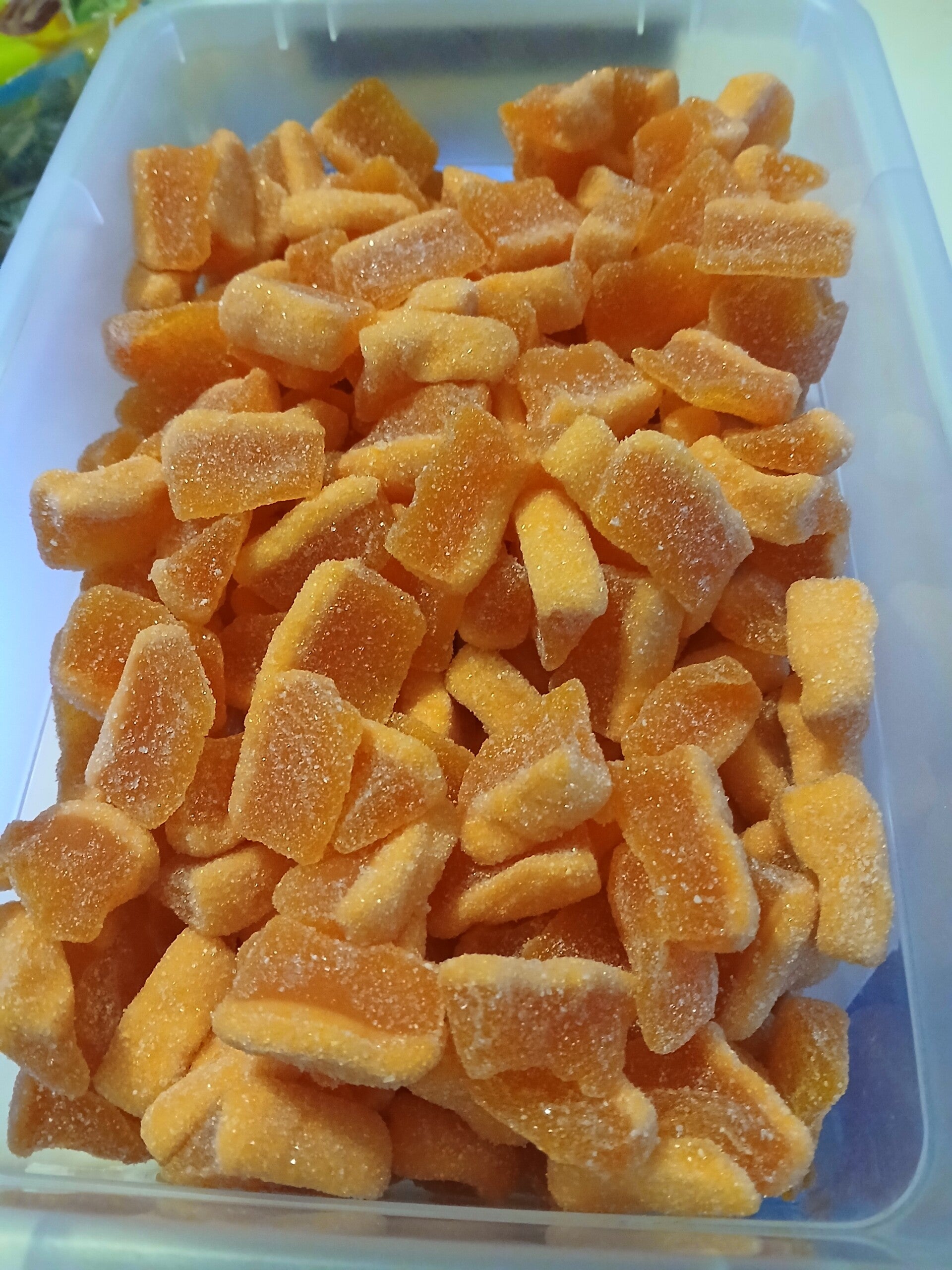 Tranche goût pêche sucre halal