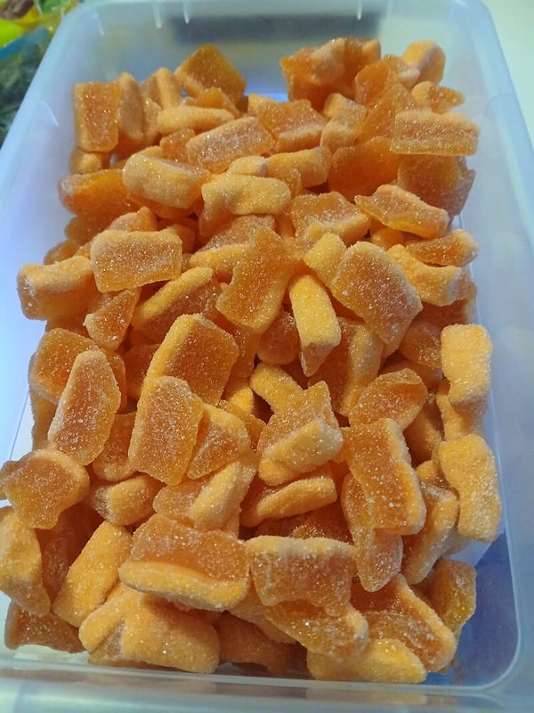 Tranche goût pêche sucre halal