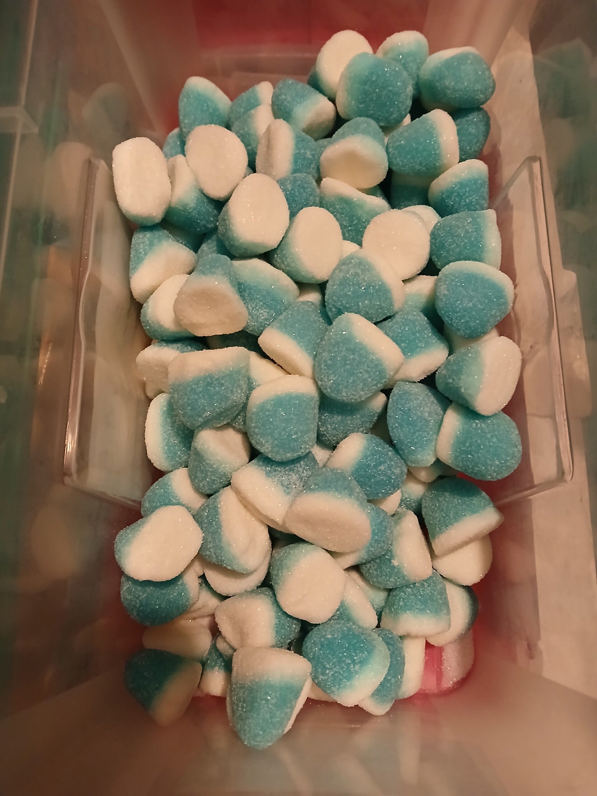 Bisous bleu goût framboise sucre halal