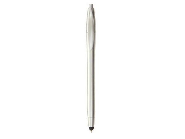 2 in 1 Kugelschreiber Silber und Stylus Eingabestift für Touchscreens