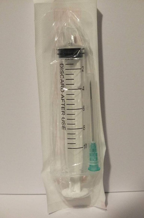 Geomed Seringa 10 ml Einwegspritze mit Einmalkanülen