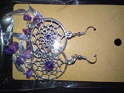 dream catcher handmade earring