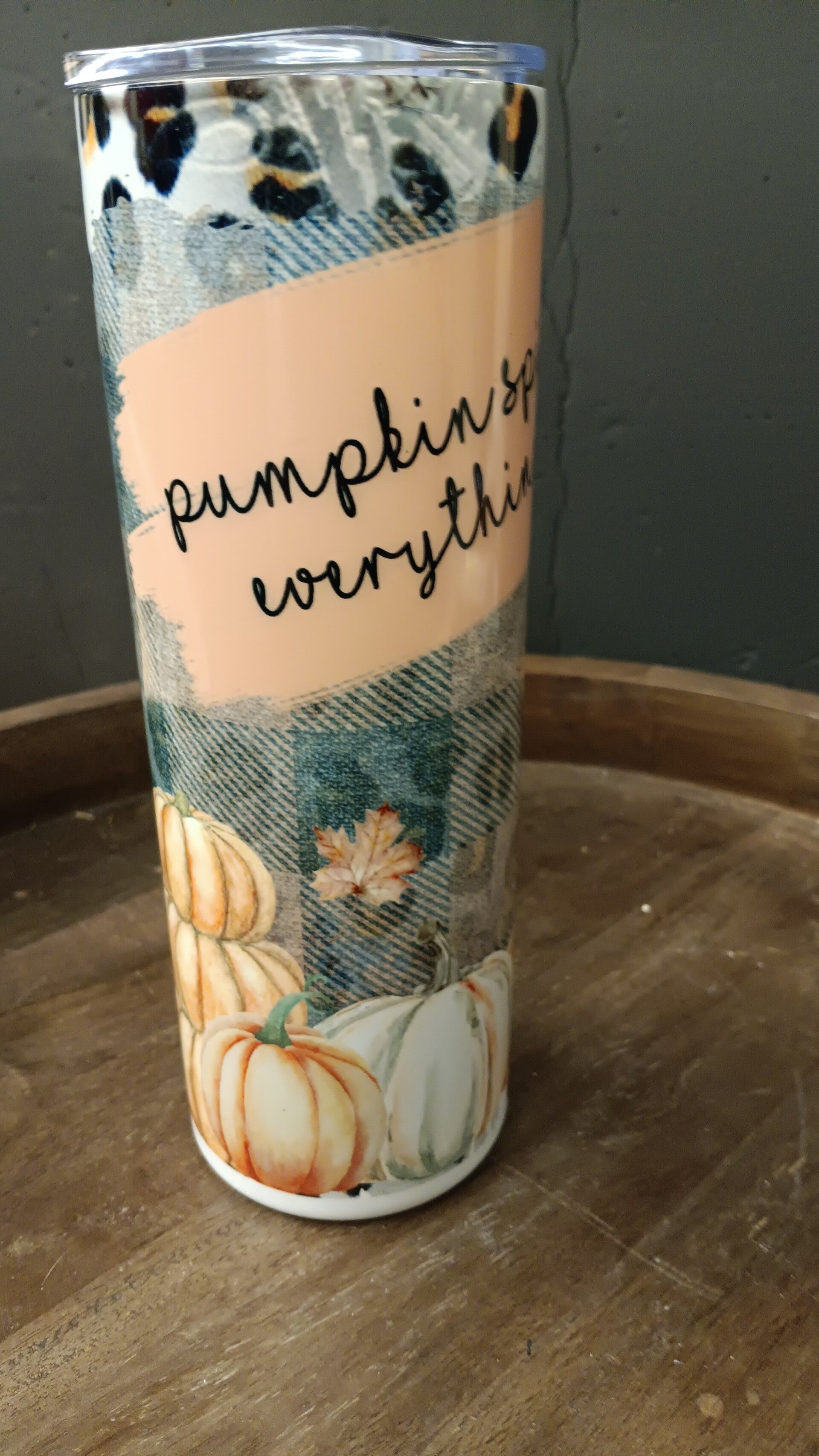 🍂 Pumpkin Spice Gnome Tumbler – 20 oz