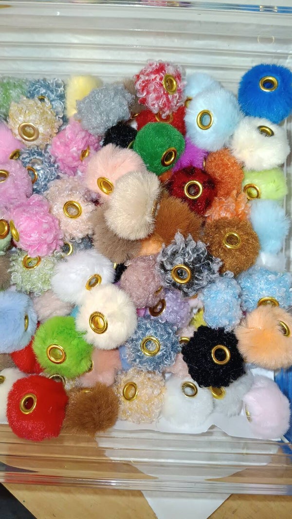 fluffy spacer beads