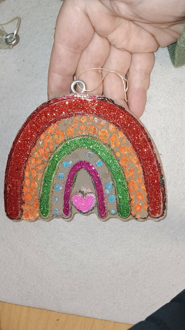 rainbow car freshie