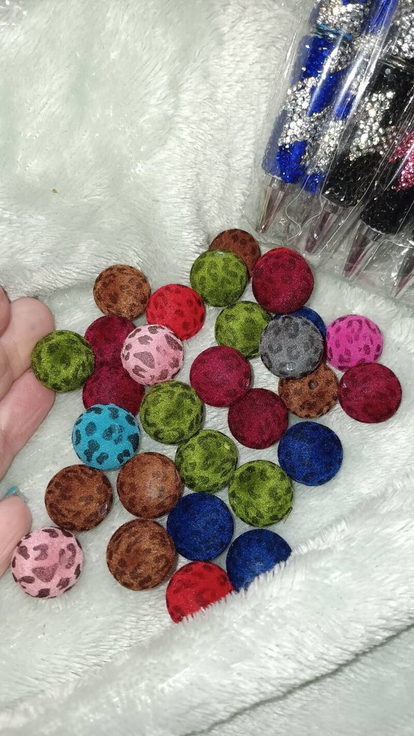 fuzzy texture beads
