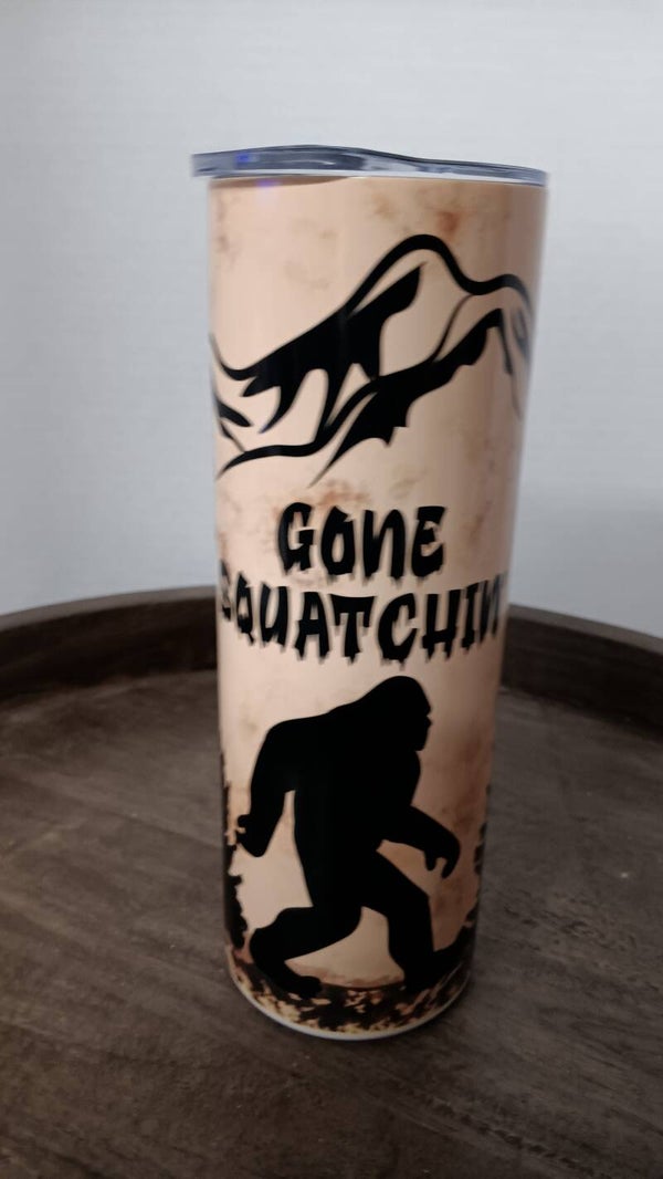 Sasquatch tumbler