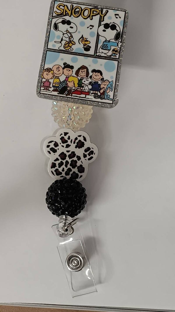 Retro Groove Pup Badge Reel