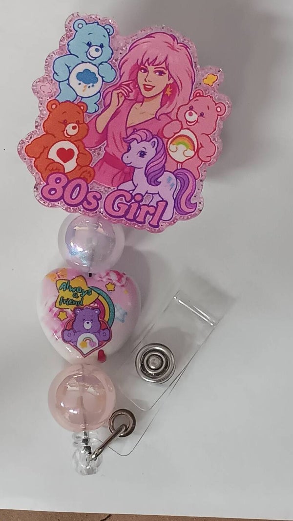 Retro Bestie 80s Badge Reel