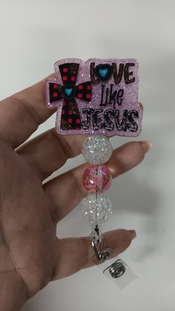 pink cross love Jesus