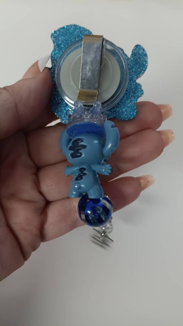 lelo and stitch badge reel