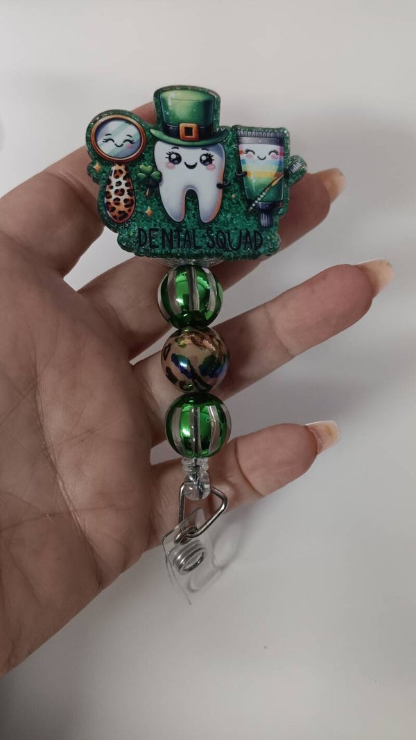 tooth dr badge reel