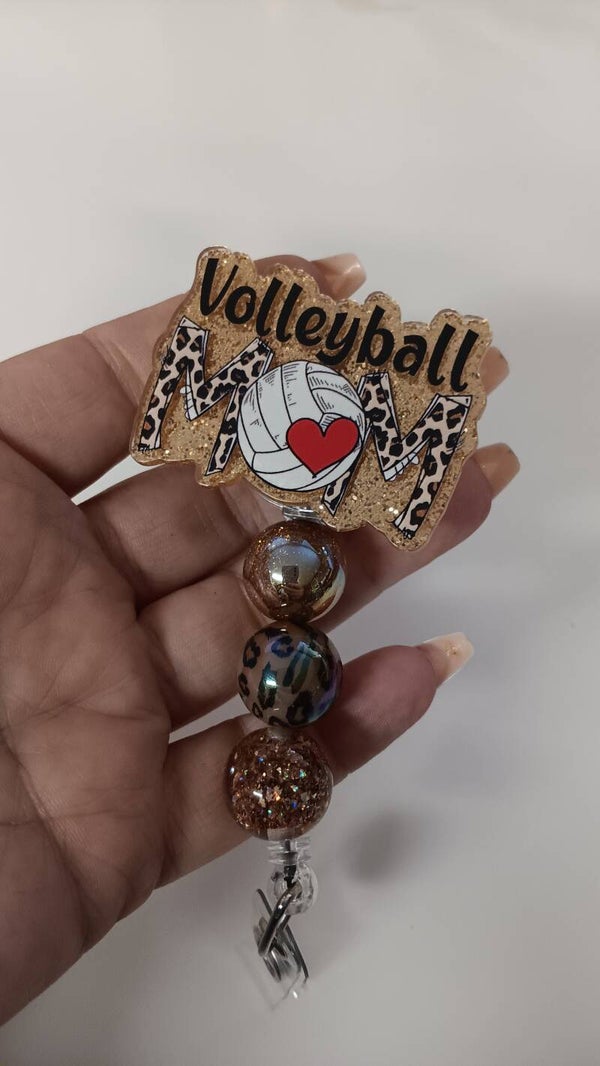 volleyball badge reel