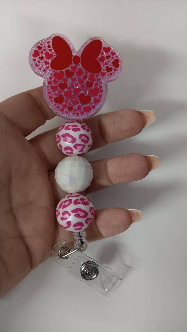 mini mouse badge reel