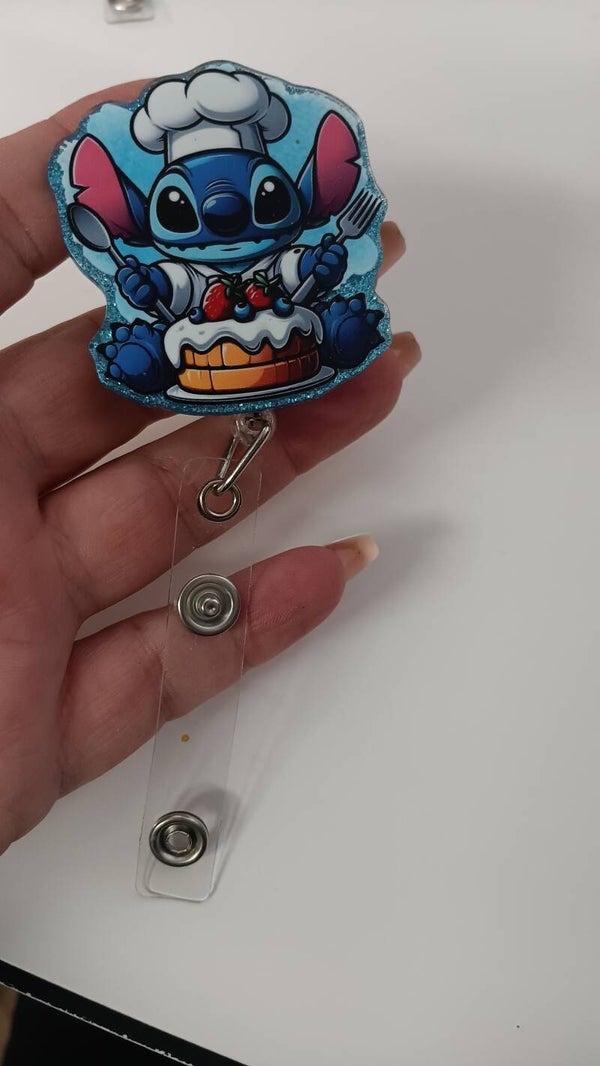 chef stitch badge reel