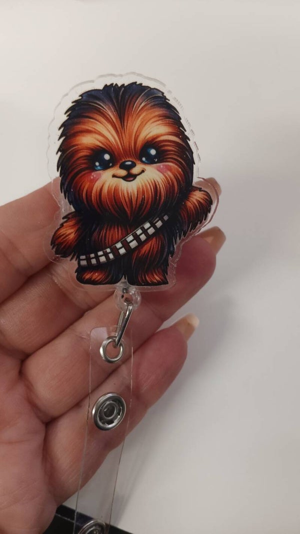 star wars Chewbacca badge reels