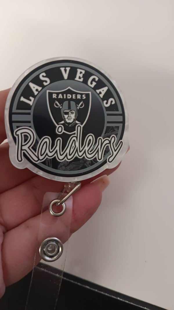 raiders football badge reels