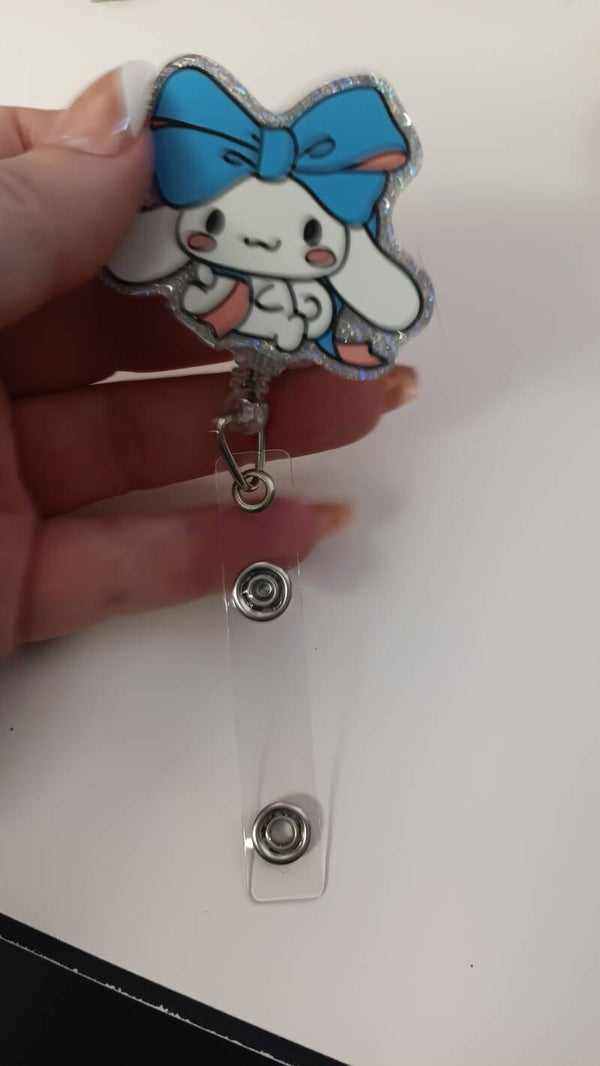 Cinnamoroll Retractable Badge Reel